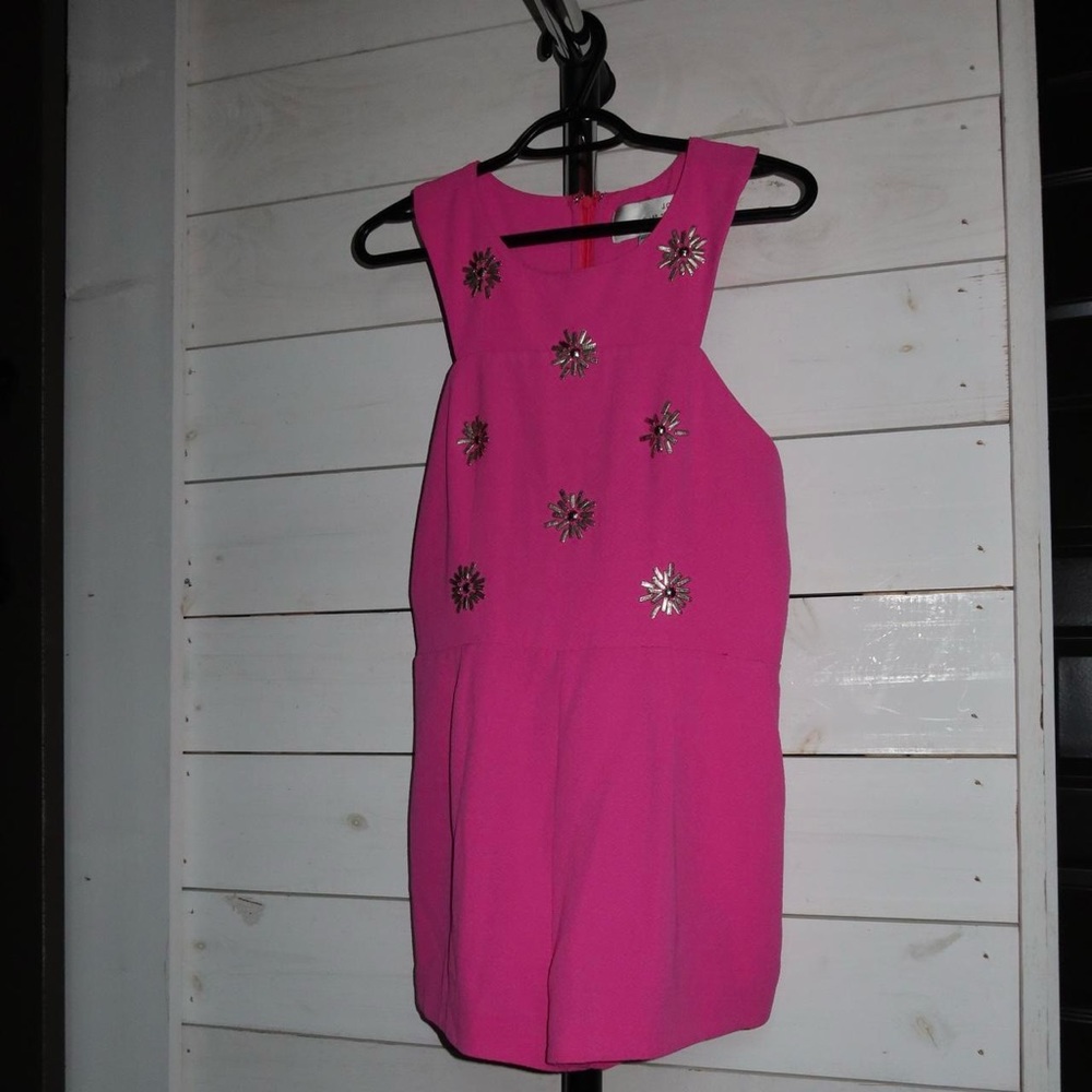 Revolve pink unique romper